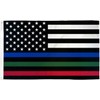 Thin Blue Green Red Flag - 3x5ft Premium Polyester American