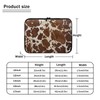 Suhoaziia 10-17 Inch Brown Cow Print Laptop Sleeve, Laptop Bag