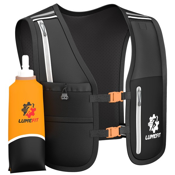 LUMEFIT Running Vest Phone Holder - Hydration Vest with Water