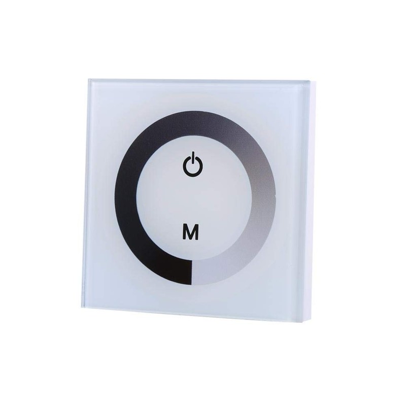 TOPINCN Single Color Touch Panel Dimmer Light Switch for LED
