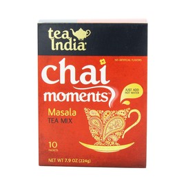 Tea India, Masala Chai Tea Latte Mix, 10 Pouches