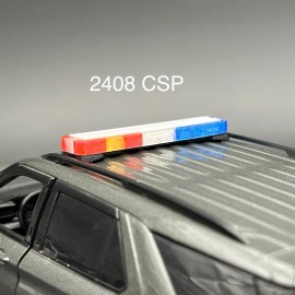 LED Ready Lightbar 1/24 25 LED Ready Whelen Edge Connecticut State Police Lightbar Blue Red Amber