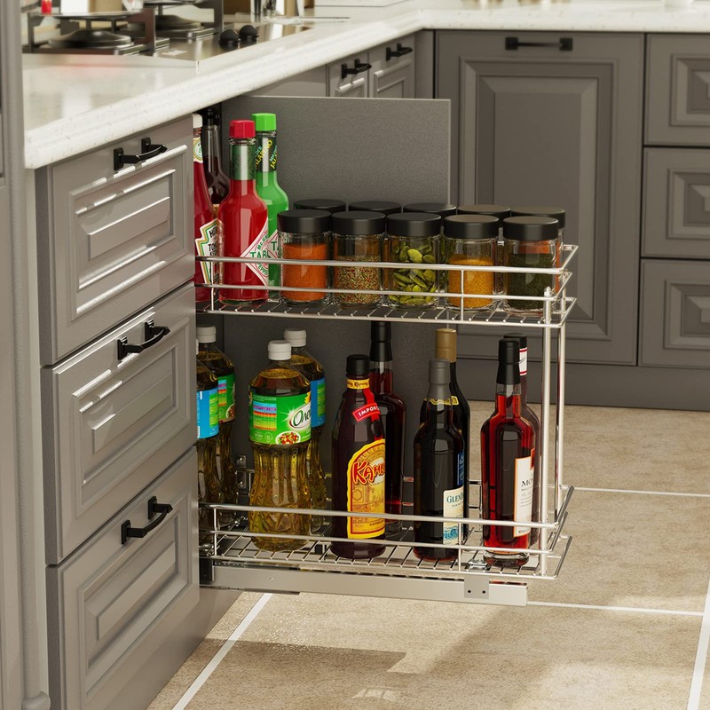 LOVMOR Pull Out Cabinet Organizer and Storage (5" W x