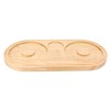 Salt Rimmer Pine Wood Sugar Rimmer Waterproof Holder Bar Tool