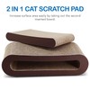 FluffyDream 2in1 Cat Scratcher Cardboard Lounge Bed, Cat Scratching Board,