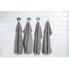 Microfiber Dish Towels - 8 Pack (Stripe Designed Gray and