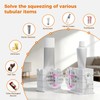 GIUNN 2PCS Toothpaste Tube Squeezer Roller with 2-Min Hourglass Sand