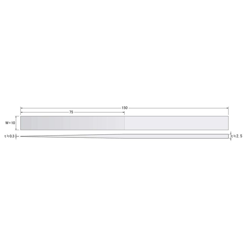 TB File (Taper Blank File) 0.4 inches (10 mm) HTB1510