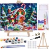 WUDWL Paint by Numbers Kit for Adults Framed Canvas, with