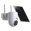 LIWAN 2K Solar Security Cameras Wireless Outdoor, 360° View Pan/Tilt