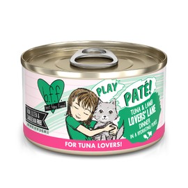 B.F.F. PLAY - Best Feline Friend Paté Lovers, Aw Yeah!, Tuna & Lamb Lovers' Lane with Tuna & Lamb, 2.8oz Can (Pack of 12)