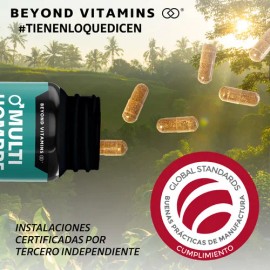 Multi Vitaminico Para Hombres Con Biotina, Manganeso, Te Verde, L Argnina, Jengibre, Vitamina C, Calcio, Acido Folico  24 Ingredientes Y Vitaminas -  