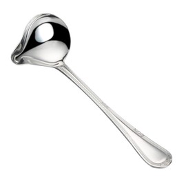 Generic Ladle Spoon, Silver, 1 pc, Stainless Steel, Classic, 7.87 x 2.91 inches