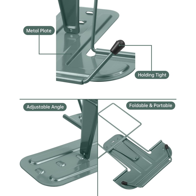 Honagu Book Stand for Reading, Adjustable Reading Rest Book Holder,