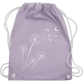 Shirtracer - Gym Bag Backpack - Sayings Statement - Dandelion Dandelion, 08 Pastel Purple, Unit size