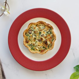 Noritake Colorwave Raspberry 8-1/4" Rim Salad/Dessert Plates, Set of 4