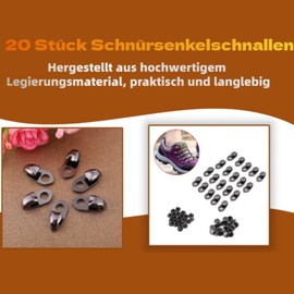 Boot Hook Eyelets - Speed Hooks with Rivets for Repair/Camp/Hike/Climb Accessories Pack of 20