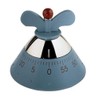 Alessi A09 Design Küchentimer, Thermoplastisches Harz, blau, 6 x 11
