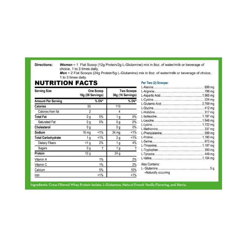 LifeSource Vitamins 1.1 lb Grass Fed Whey Protein Isolate -