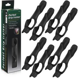 Soulchen 8 Pack Golf Grip Trainer, Golf Training Aid, Swing Trainer Club Grips Accessories for Right Handed Club Grip Equipment to Help Correct Hand Position