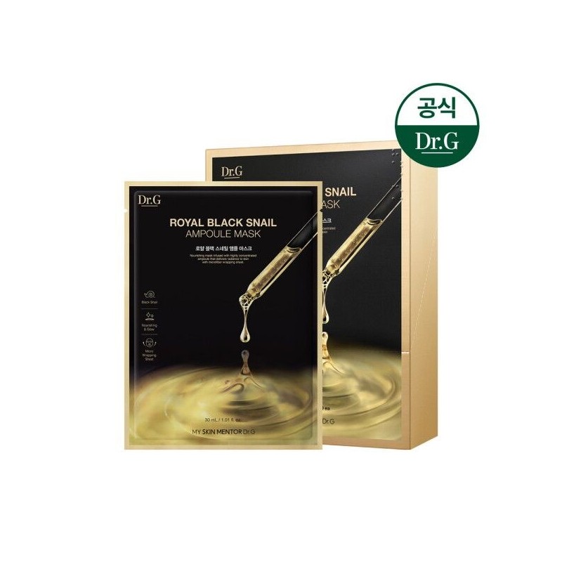 Dr.G [Dr. G] Royal Black Snail Ampoule Mask 10 sheets