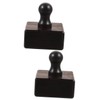 Hohopeti 2pcs Burnishing Tool for DIY Projects Craft Leather Burnisher