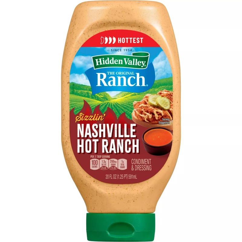 Hidden Valley 6-Pack Hidden Valley Sizzlin' Nashville Hot Ranch Dressing,