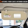 Sun Visor for 2011-2015 Hyundai Elantra (NOT fit GT Model),