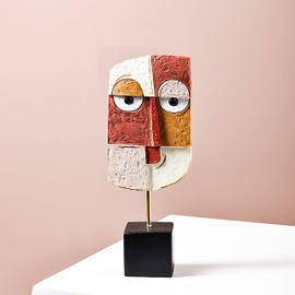Harmony - Handcrafted Statues Resin Abstract Sculpture for Home Decor Modern,Book Shelf TV Stand Decor,Living Room Decor,Dining Room Table,Bedroom, Office Desktop, Cabinets Decorative Ornaments
