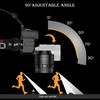 LED Rechargeable Head Lamp Motion Sensor Headlamp Super Bright High