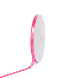 Creative Ideas PSF0308-175 Solid Satin Ribbon, 3/8" by 100 yd, Hot Pink