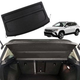 Liizoo Cargo Cover for 2026 Volkswagen VW Taos 2022-2024 2025 Accessories Rear Trunk Cover Rear Trunk Security Cover Shielding Shade, Black