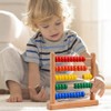 TOYANDONA Classic Wooden Abacus Educational Counting Toy Toddler Mathematics Toy