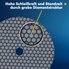 Dia-Dry Professional Diamond Sanding Pad, Ø 125 mm, Velcro Attachment,
