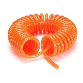 Coil Air Hose Tube Pneumatic Pipe Good Sealing Quick Connector for Compressor Pump15m / 49.21ft 8x5