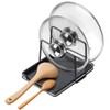 Poeland Pot Lid Holder, 2 Layers Pot Lid Organizer Multifunctional
