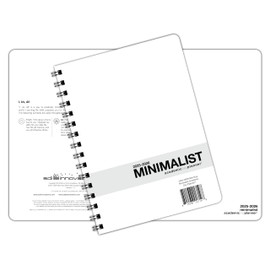 Dated Minimalist DayPlanner - 12 Monthly Calendar Overview, to-do Lists, Weekly and Daily Planning (6.625 by 9 inches), 2025-2026 Minimalist