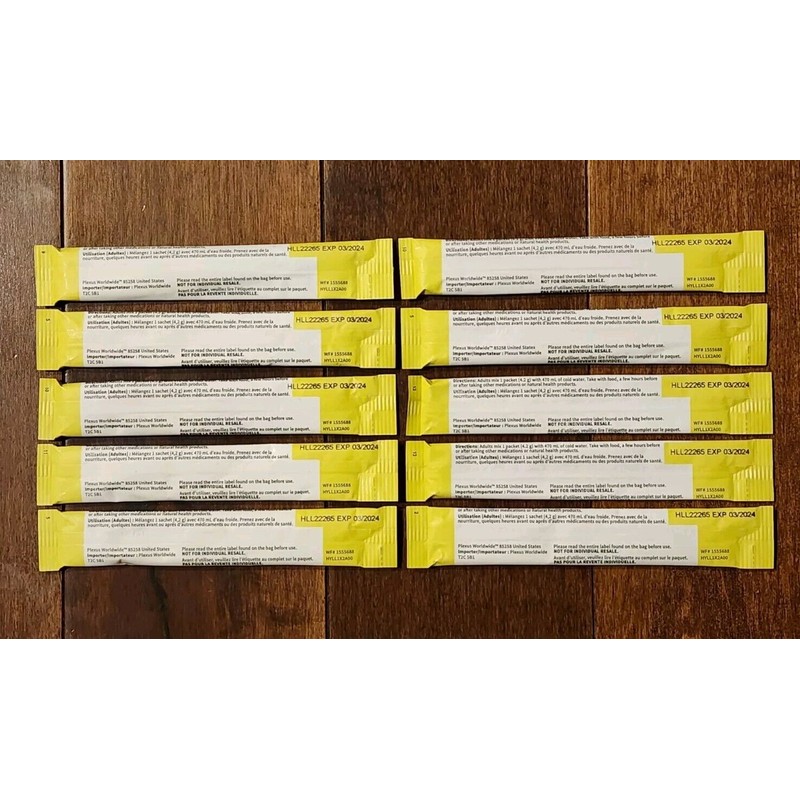 Plexus Hydroplex Electrolyte Drink Mix Lemon Lime New 10 Single