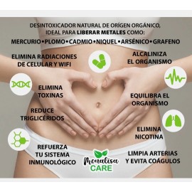 Desintoxicador De Metales 100% Orgánico Natural 180 Caps Zeo