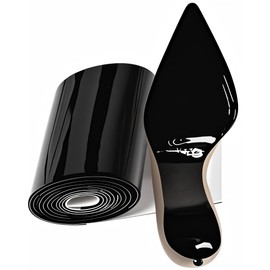 CZBYXA12 Anti-Slip Shoe Sole Protector Pads for High-Heels,Silicone Anti Slip Shoe Grips on Bottom of Shoes,Self-Adhesive Sole Guard for Shoes | Smooth Surface Traction(4.5 in*40 in Mirror Black)