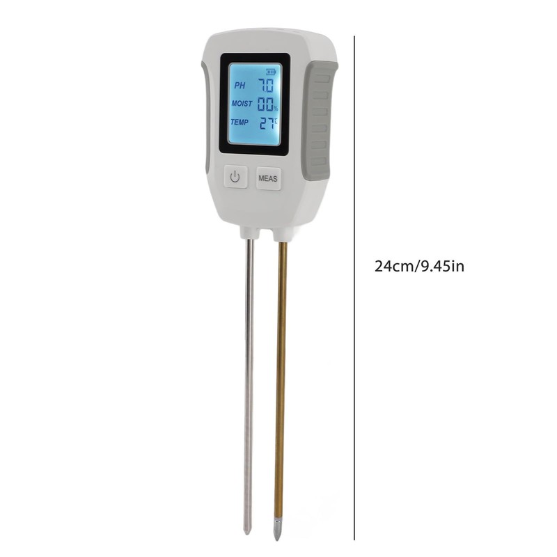 Soil Moisture Sensor Meter, 3 to 9 Soil PH Tester,