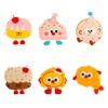 6 Pcs Cartoon Dessert Refrigerator Magnets Cute Magnets Powerful Fridge