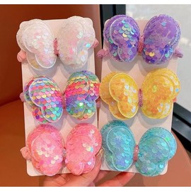 [VOKLLIYU]ヘアゴム 子供 1本セット おしゃれ 可愛い カラフル 花 リボン 蝶結び キッズ 絡まない 痛くない 髪ゴム 女の子 幼稚園 保育園 かわいい おしゃれ シンプル ギフト（wh-ホワイト）
