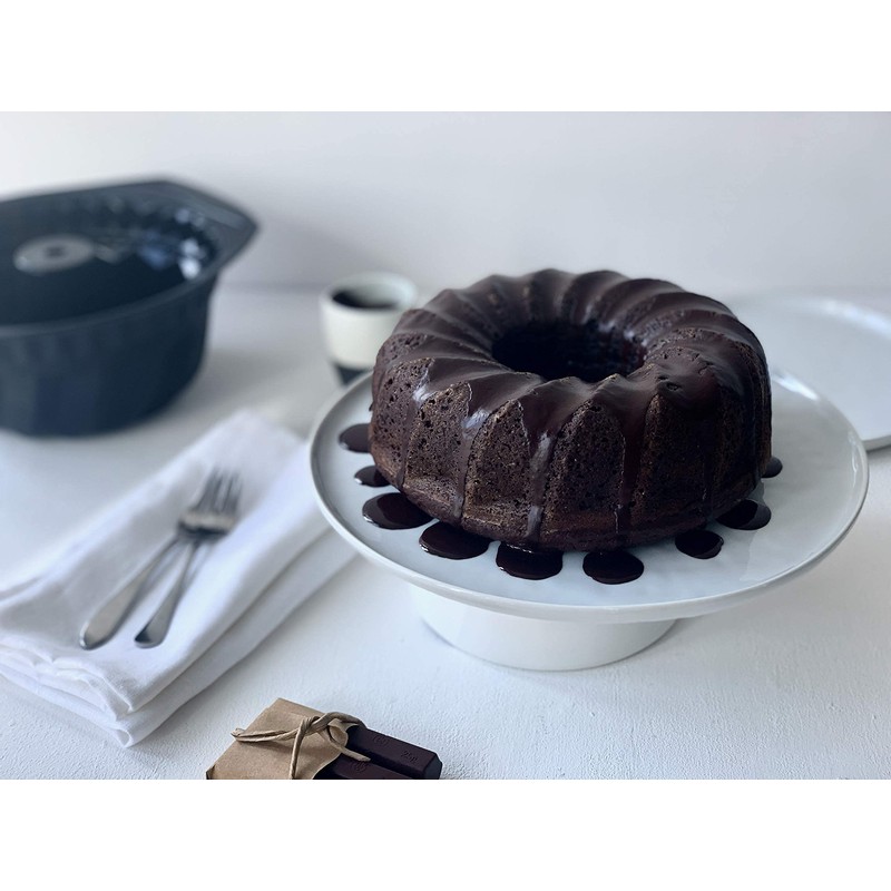 Backhaus Gugelhupfform – Antihaft Backform, Runde Bundform aus Premium Silikon