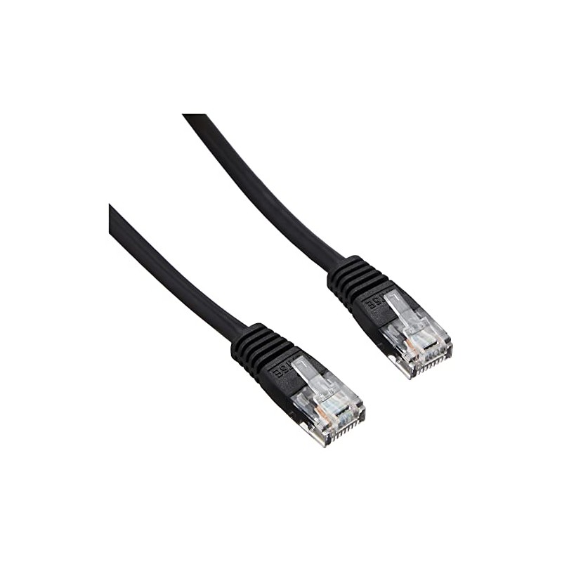 ELECOM LANケーブル CAT5E スタンダードタイプ ヨリ線ストレート 5m ブラック LD-CTN/BK5