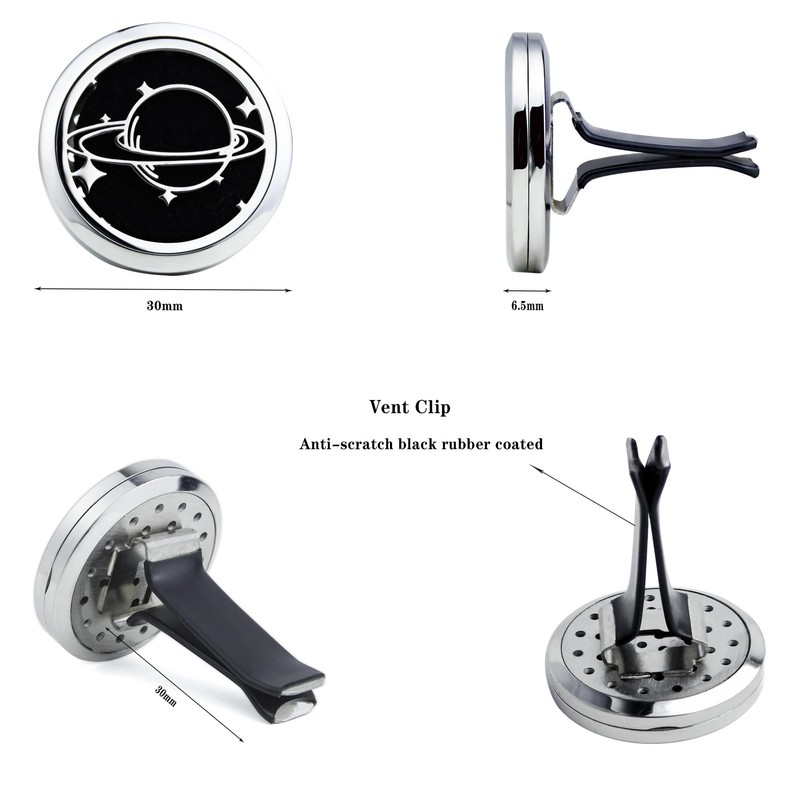30mm Car Diffuser Vent Clip Aromatherapy Car Essential Oil Diffuser