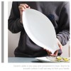 Cabilock Fish Shaped Plate, 31cm Ceramic Fish Dish Dinner Serving