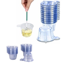 180 Pack Urine Cups, Plastic Easy to Collect Urine Specimen Cups, Urine Specimen Cups, Easy to Collect Urine Specimen Cups for Easy to Collect Ovulation Test PH Test Pregnancy Test(40 ml)