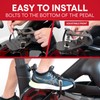 Dual Function Pedal Toe Cages
