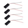 LampVPath (Pack of 4 AAA Battery Holder, 2 X 1.5V